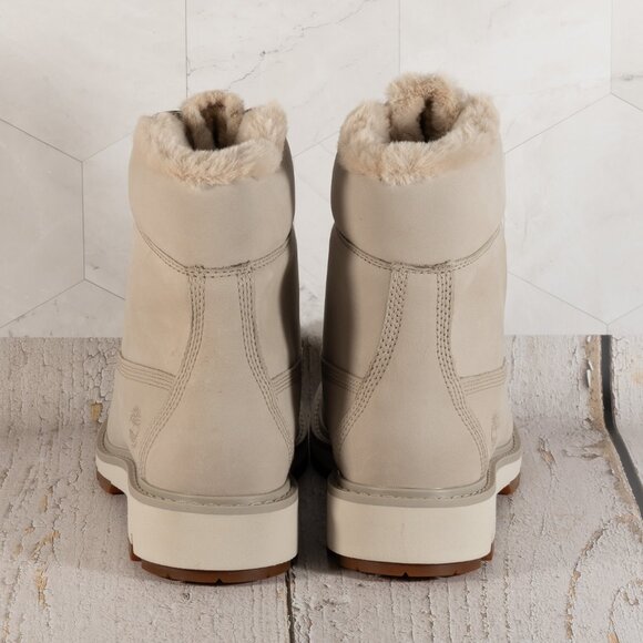 Timberland Lucia Way 6" Warm Lined Boot Waterproof Pure Cashmere 8 B (M) - Picture 3 of 12